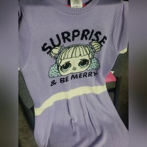 L.O.L. Surprise! Kids Lavender Sweater Dress